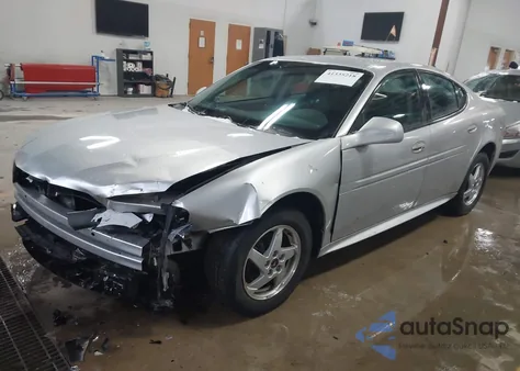 2004 Pontiac Grand Prix Gt1 z USA, uszkodzony, nr VIN 2G2WP522041263556